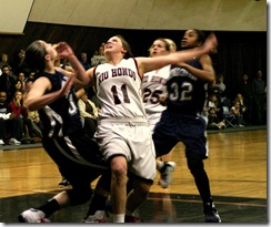 Girls Basketball Physical Contact as a metaphor for job search networking